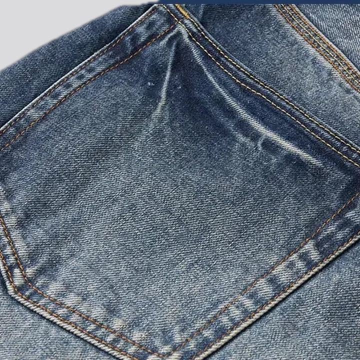 Casual tapered men's jeans