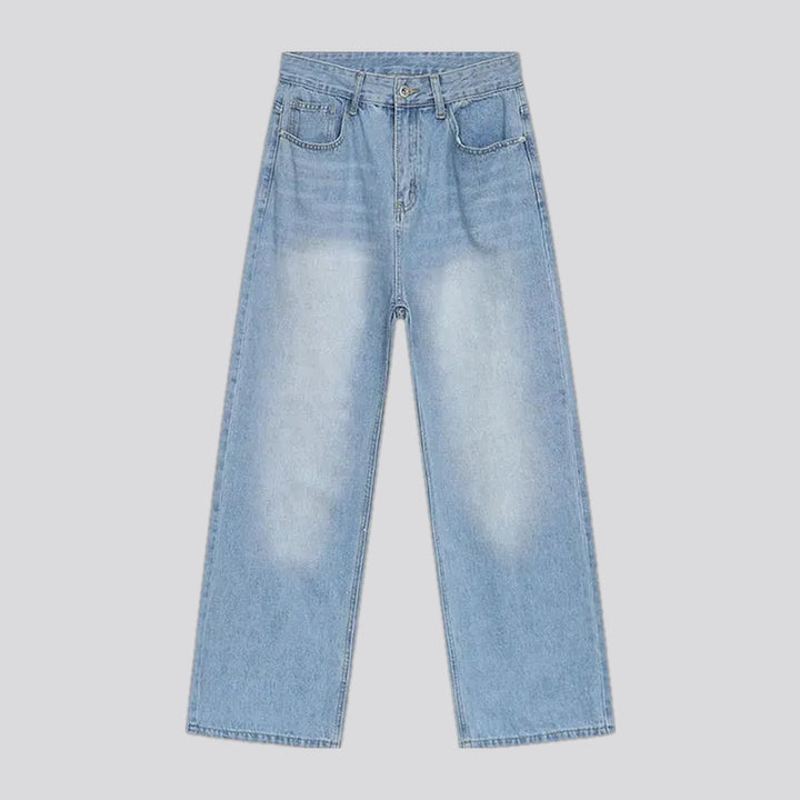 Colored fashion street style men's jeans